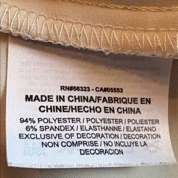 NIKE GOLF Tour Performance Dry-Fit Beige Cropped Pants Women’s Size 14 - Picture 13 of 16